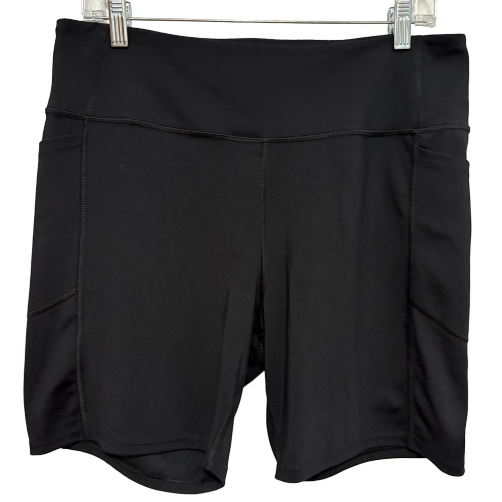 Victoria's Secret Black Biker Shorts with Pockets - Size XL